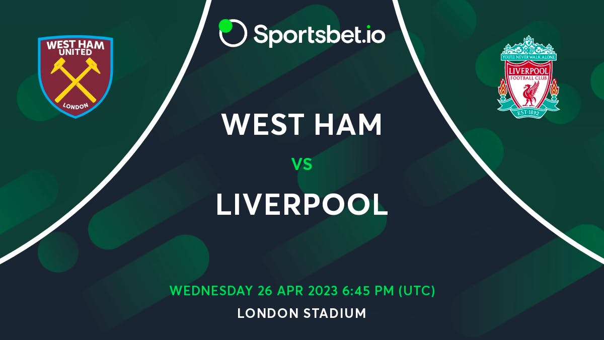 The Premier League Matchday 33, West Ham United vs. Liverpool